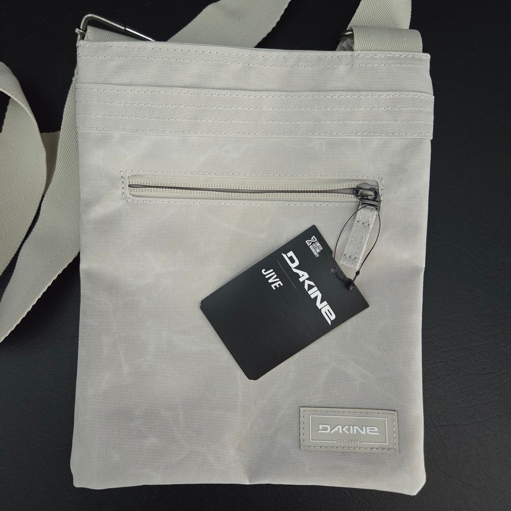 Dakine Jive Crossbody Bag Silver Lining Recycled Polyester Slim Travel Purse NEW